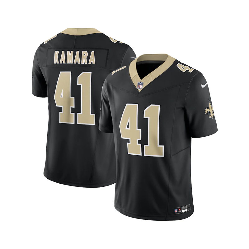 Fanatics Nike Men's NFL New Orleans Saints Alvin Kamara S/S Limited Jersey - Black - lauxsportinggoods