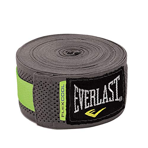 Everlast 180" Flexcool Hand Wraps - Gray - lauxsportinggoods
