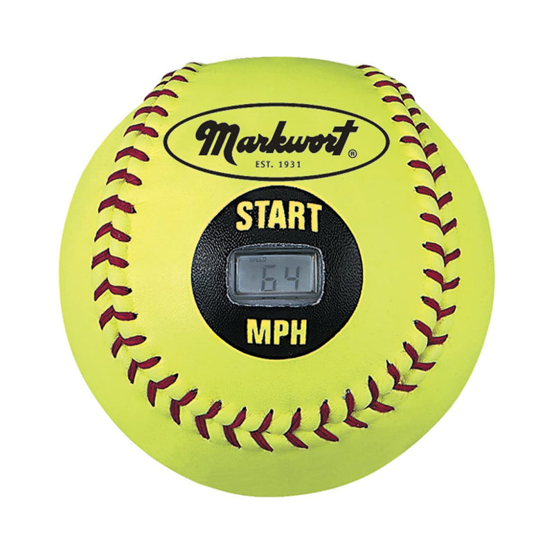 Open Box Markwort 11 inch Softball Speed Sensor - Yellow - lauxsportinggoods