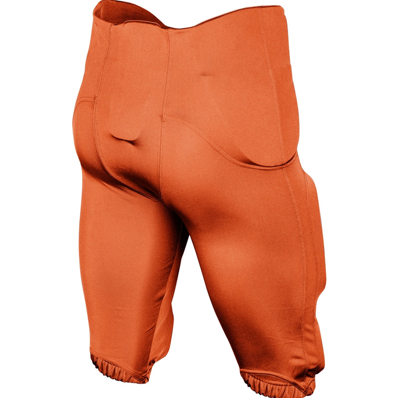 Open Box Champro Adult Terminator-2 Integrated Football Pants - Orange - Medium - lauxsportinggoods