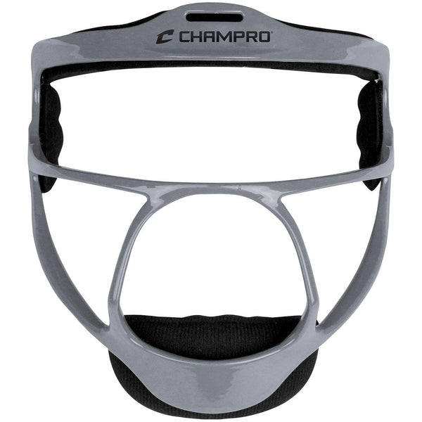 Open Box Champro Pro-Elite Grill Facemask-SILVER BODY-ADULT - lauxsportinggoods