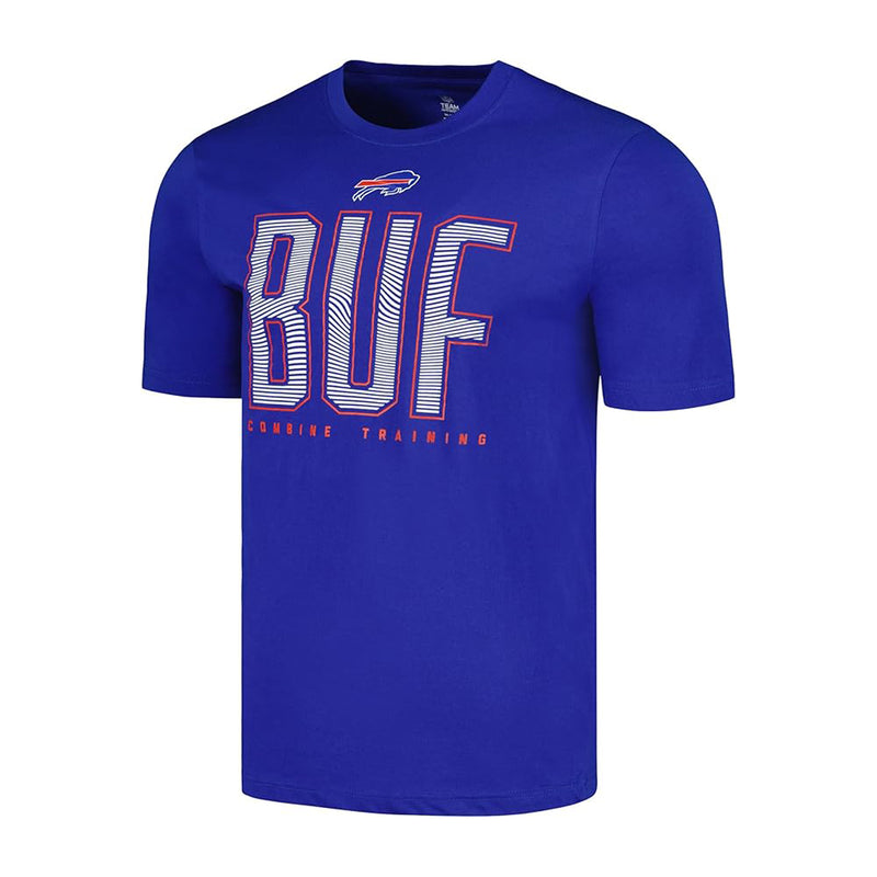 Outerstuff Men's Buffalo Bills Record Setter Short Sleeve Dri-Tek Cotton Tee - lauxsportinggoods