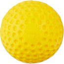 Open Box Jugs Sports - Sting-Free Dimpled 9" Baseballs - 1 Dozen - Optic Yellow - lauxsportinggoods