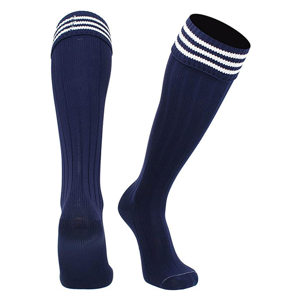 TCK Sports Euro Style 3 Stripe Soccer Socks - lauxsportinggoods