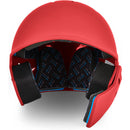 Used Champro HX Gamer Plus Bsbll Helmet w/Flap-SCARLET BODY-MATTE-Senior - lauxsportinggoods