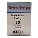 Tetra - Latex Free 4 Wing Fabric Bandages - 50/Box - lauxsportinggoods