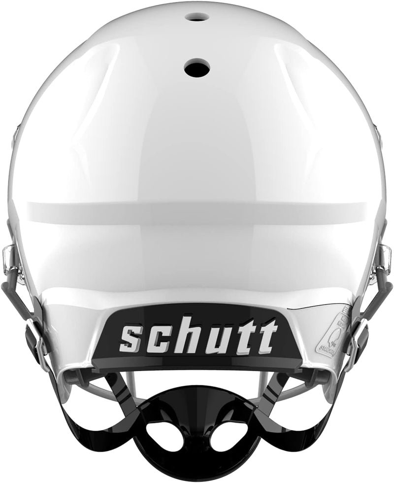 Schutt Vengeance A11 Youth Football White Helmet w/ Grey Steel VROPO-T Schutt Vengeance A11 Youth Football White Helmet w/ Grey Steel VROPO-T