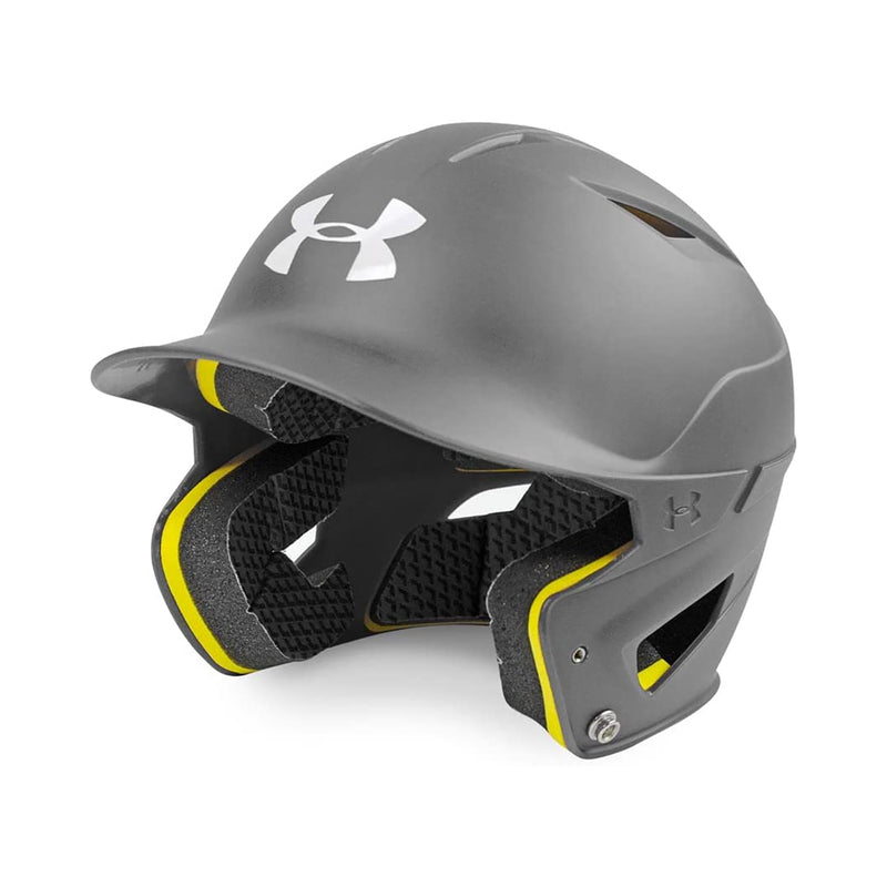 Open Box Under Armour Converge Matte Batting Helmet-Youth-Graphite - lauxsportinggoods