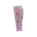 Red Lion Ribbon Pattern Running Compression Leg Sleeves - Pink - Medium/Large - lauxsportinggoods