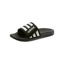 Adidas Adilette Comfort Kids Adjustable Slides - Black/White - lauxsportinggoods