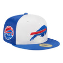 New Era Men's Buffalo Bills 5950 Satin E3 Cap - Royal/White - lauxsportinggoods
