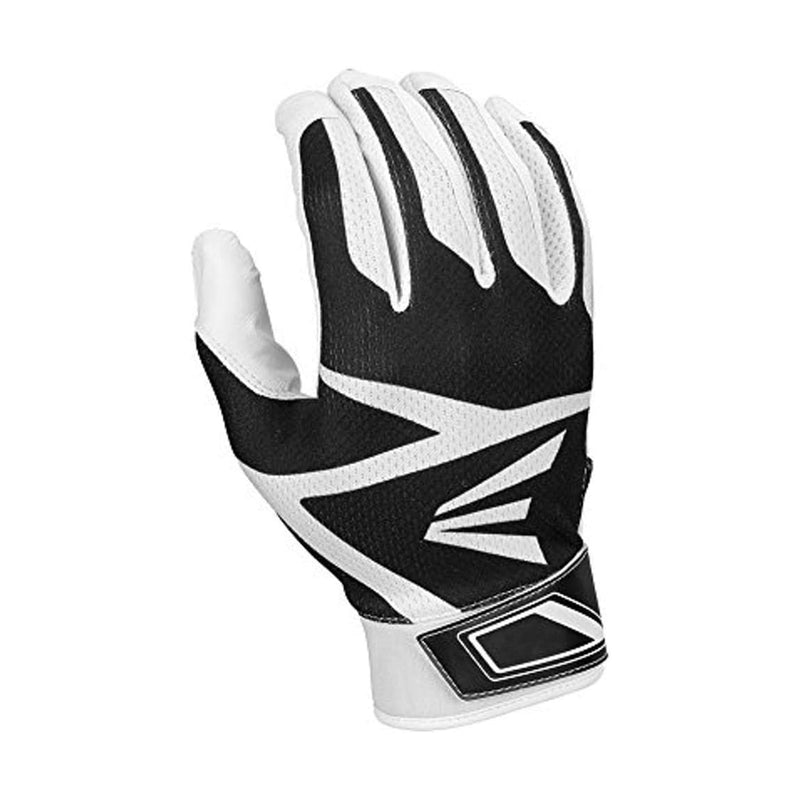 Easton Z3 Hyperskin Youth Batting Gloves, White/Red, X-Large - lauxsportinggoods