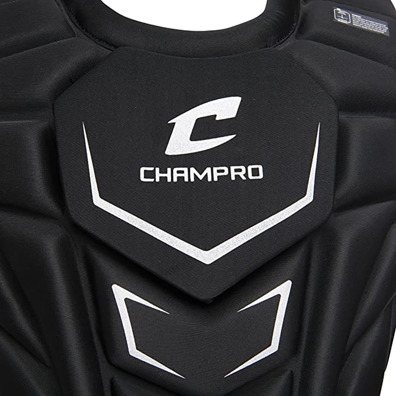CHAMPRO Optimus Pro Plus Chest Protector, 16.5, Black