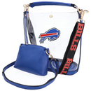 Cuce Women's Buffalo Bills Stadium Compliant Clear Purse - lauxsportinggoods