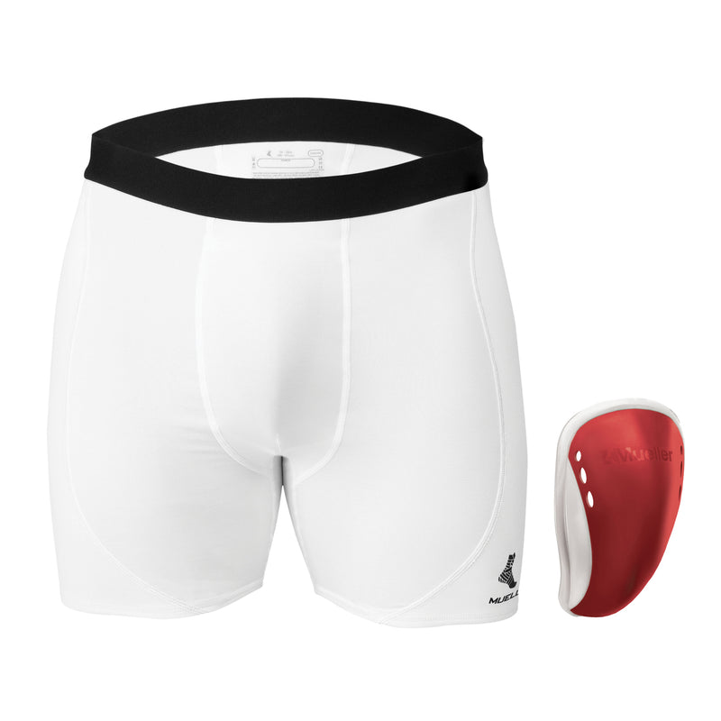 Mueller Flex Shield Cup With Support Shorts - lauxsportinggoods