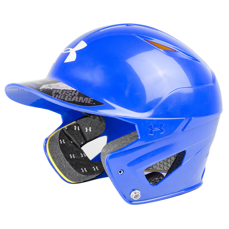 Used Under Armour Converge Molded Batting Helmet-Adult-Royal - lauxsportinggoods