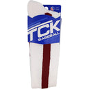 Open Box TCK Sports Premium Baseball/Softball Stirrup Socks-Medium-Maroon/White - Set Of 3 - lauxsportinggoods