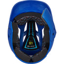 Used Champro HX Gamer Plus Bsbll Helmet w/Flap-ROYAL BODY-MATTE-Senior - lauxsportinggoods
