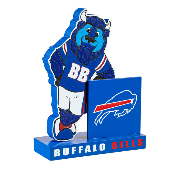 Evergreen Buffalo Bills Mascot Statue with Logo - lauxsportinggoods
