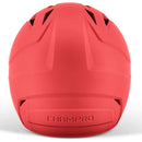 Open Box Champro HX Gamer Plus Bsbll Helmet w/Flap-SCARLET BODY-MATTE-Senior - lauxsportinggoods