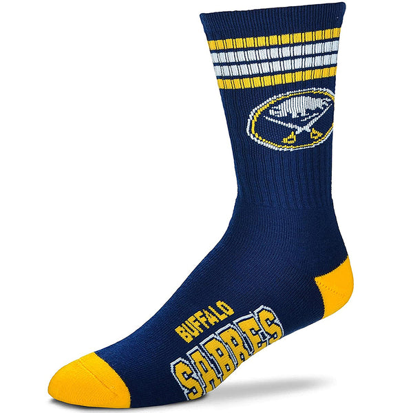 For Bare Feet NHL Buffalo Sabres Deuce Crew Men Socks - lauxsportinggoods