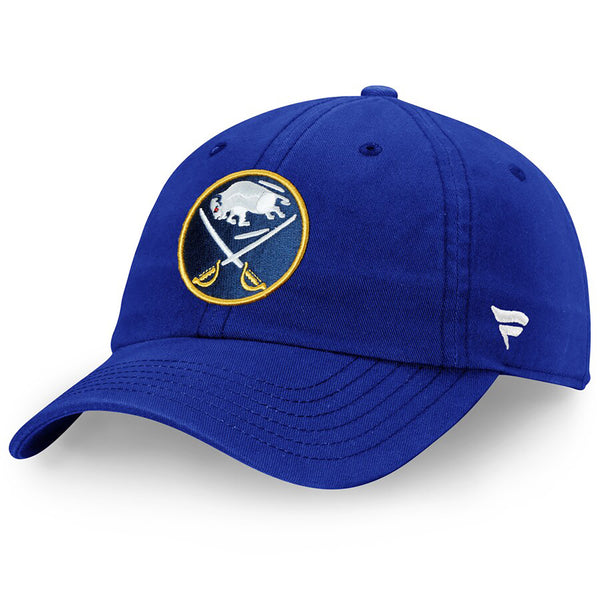 Fanatics NHL Buffalo Sabres Vintage Mens Sport Resort Unstructured Adjustable Blue Cobalt Hat - lauxsportinggoods
