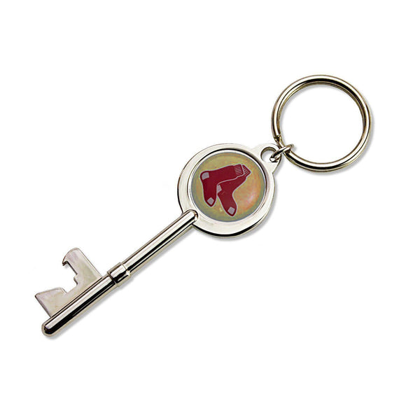 Aminco A-8213 Red Sox Bottle Opener Key Ring - lauxsportinggoods