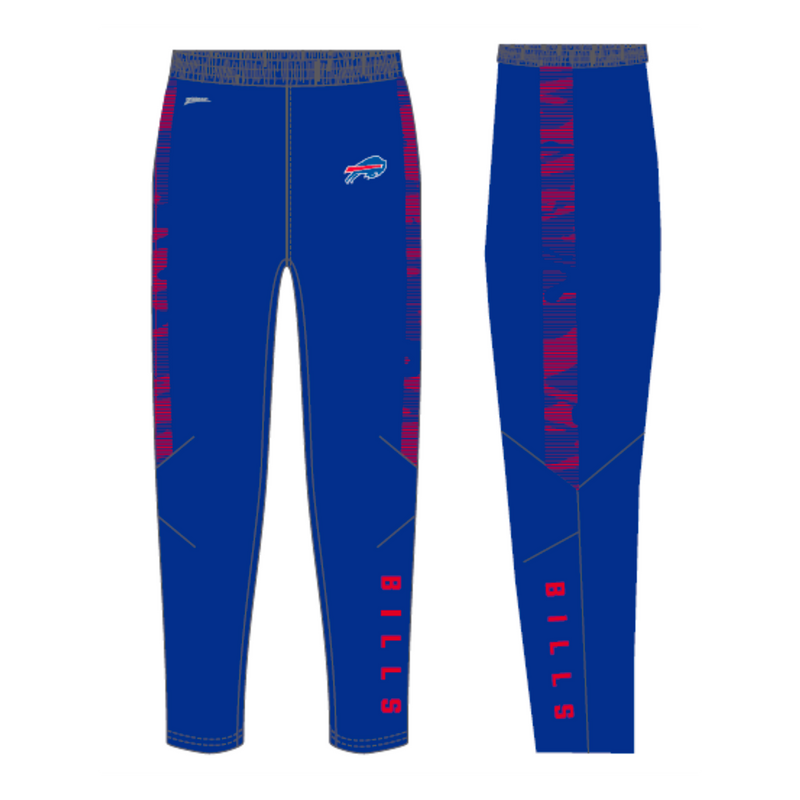 Zubaz Men's NFL Team Color Buffalo Bills Track Pants w/ Camo Lines - lauxsportinggoods