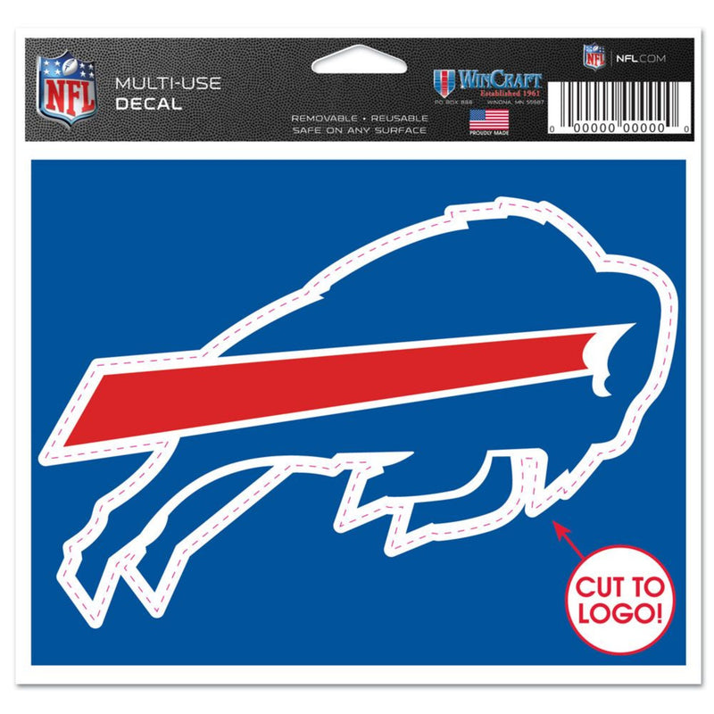 Wincraft Buffalo Bills Multi-Use Decal - cut to logo 5" x 6" - lauxsportinggoods