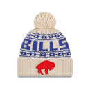 New Era Women's NFL 2021 NFL Sideline Pom Cuffed Knit Hat - lauxsportinggoods