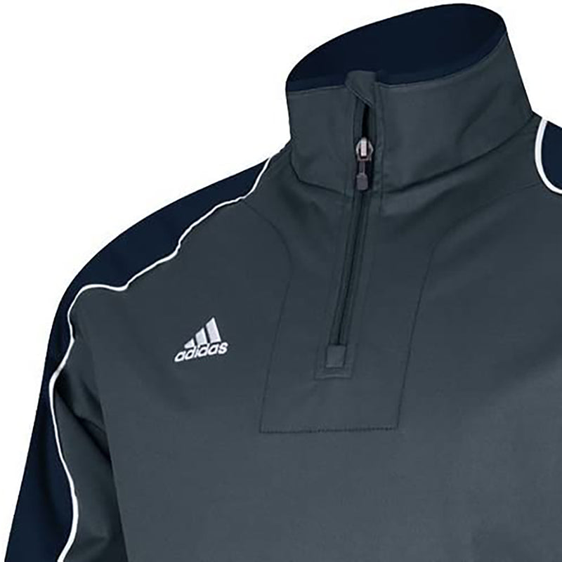 Adidas Men's Game Day Long Sleeve Hot Jacket - Lead/Navy - lauxsportinggoods