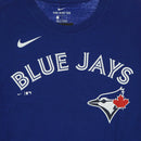 Nike Men's Toronto Blue Jays Wordmark Cotton SS T-Shirt - Royal - lauxsportinggoods