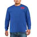 Mitchell & Ness Buffalo Bills Royal Big & Tall First Round Pick Long Sleeve Henley T-Shirt - lauxsportinggoods