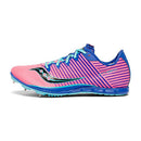 Saucony Vendetta 2 Ladies Track Shoe - Pink-Blue - lauxsportinggoods