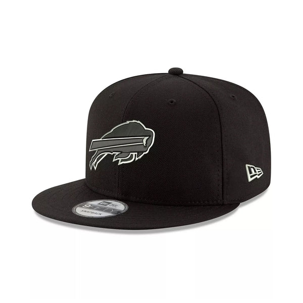 New Era Men's Buffalo Bills B-Dub 9FIFTY Adjustable Hat - Black - lauxsportinggoods