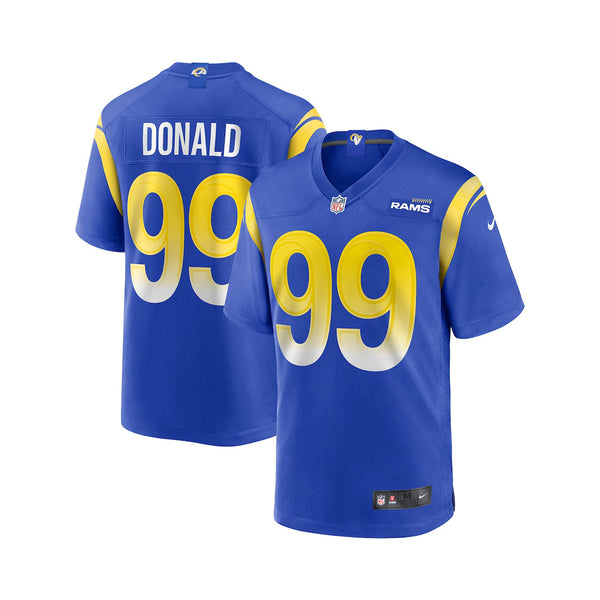 Fanatics Nike Men's NFL Los Angeles Rams Aaron Donald S/S Game Jersey - Hyper Royal