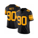 Fanatics Nike Men's NFL Pittsburgh Steelers T.J. Watt S/S Game Jersey - Black - lauxsportinggoods
