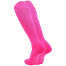Twin City Team Sock TSR11-HPK Solid Adult Shoe Size 6-9 Hot Pink - lauxsportinggoods