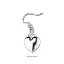 Wincraft Buffalo Bills Heart Post Earrings w/ 3D Heart - Pair - lauxsportinggoods