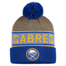 Fanatic Sabres Knit Hat - Blue - lauxsportinggoods