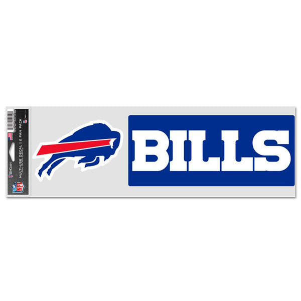 Wincraft Buffalo Bills Fan Decals - 3.75" x 12" - lauxsportinggoods
