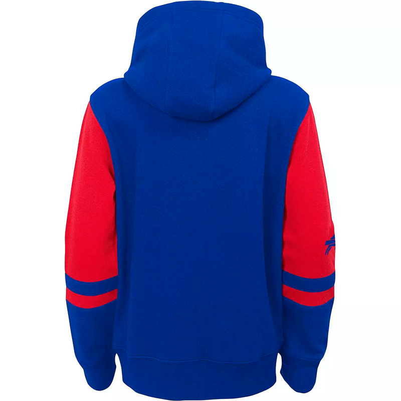 Outerstuff Boy's Buffalo Bills Stadium Full Zip Fleece Hood - lauxsportinggoods