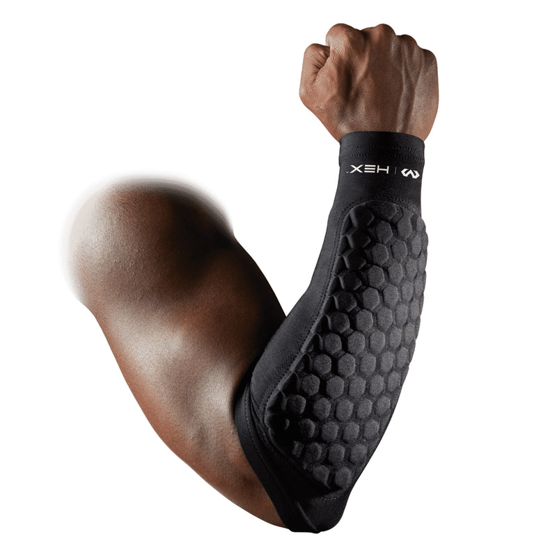 McDavid 651 Adult Hex Forearm Protection Sleeves - Pair - Black - lauxsportinggoods