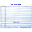 Glover's Scorebooks Football Play Options Charts (8.5 x 11) - lauxsportinggoods