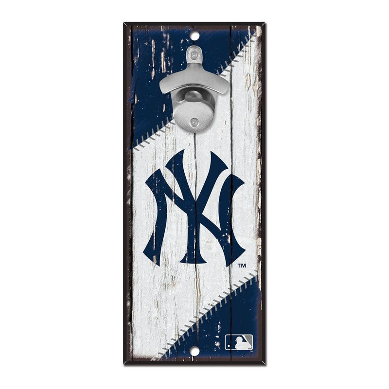 Wincraft New York Yankees Bottle Opener Sign 5x11 - lauxsportinggoods