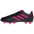 Adidas Goletto VIII FG J Core Youth Soccer Cleats - Black/Shock Pink - lauxsportinggoods