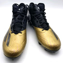 adidas Adizero 5-Star 5.0 Mid Football Shoe Black-Gold Mens Size 9.5 - lauxsportinggoods