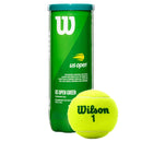 Wilson Open Green Tournament 3 Ball Can - lauxsportinggoods