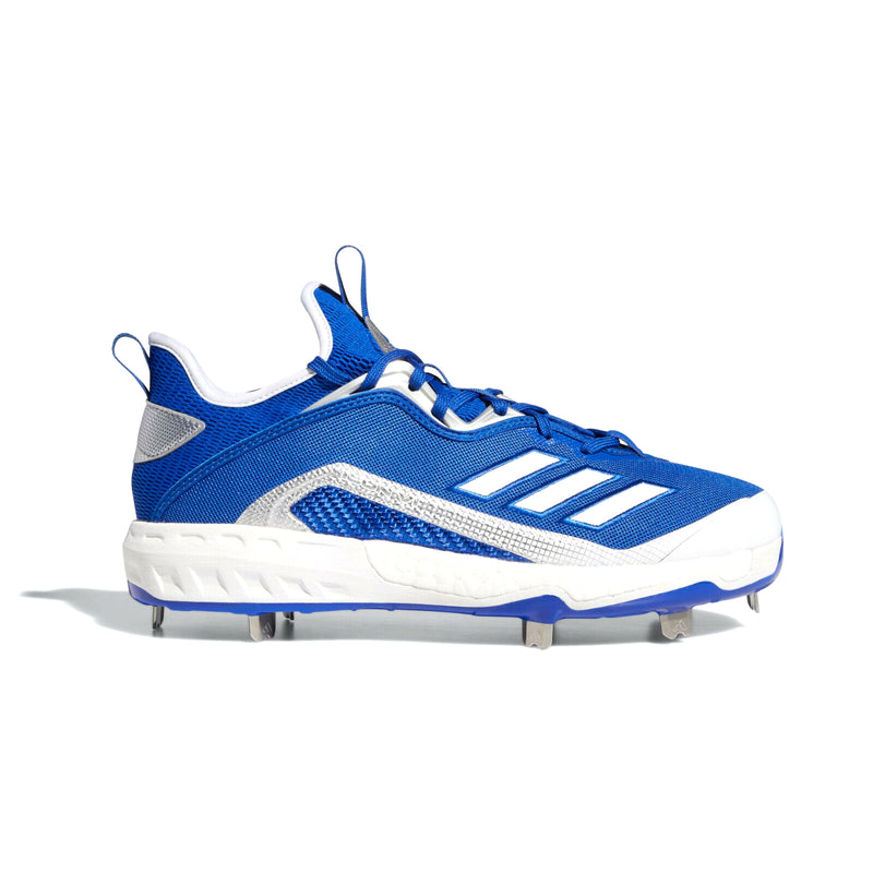 Adidas Men's ICON 6 Baseball Cleats - Blue/White - lauxsportinggoods