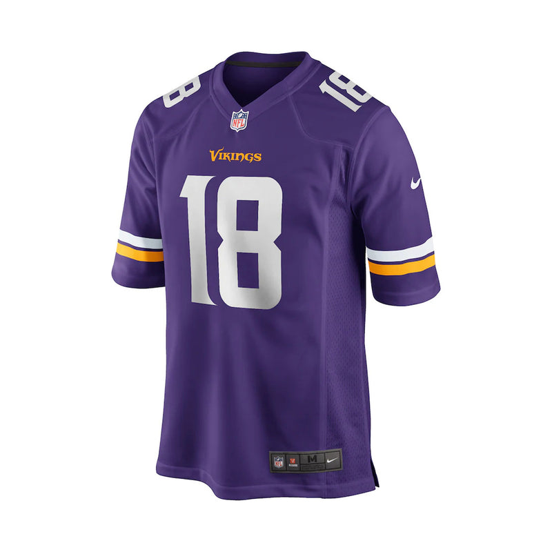 Fanatics Nike Men's Minnesota Vikings Justin Jefferson S/S Game Jersey - Purple - lauxsportinggoods